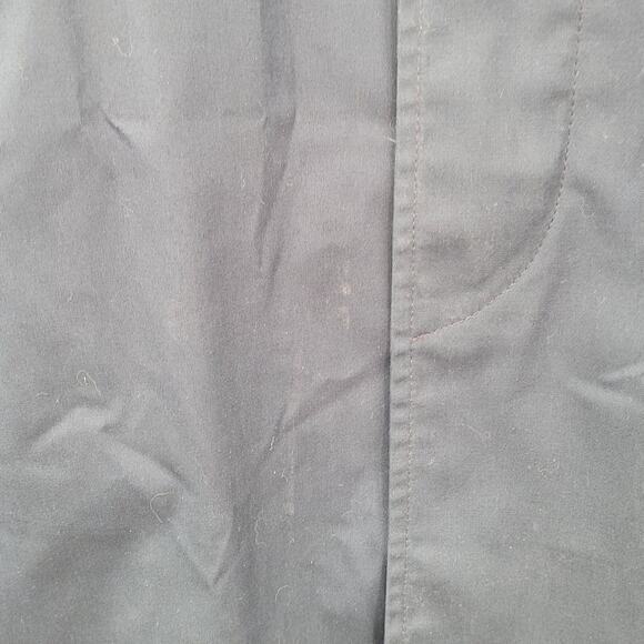 London Fog Vintage 80s Union Made‎ Blue Single Breasted Lined Trench Coat 40S - Picture 6 of 16